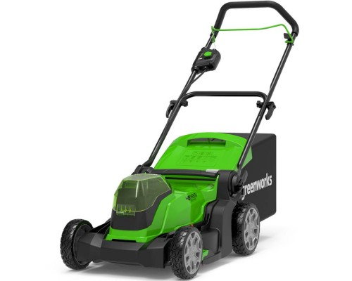 Газонокосилка аккумуляторная Greenworks G24X2LM41, 24В (2 АКБ 4 Ач и ЗУ) Газонокосилка аккумуляторная Greenworks G24X2LM41, 24В (2 АКБ 4 Ач и ЗУ)