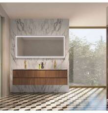 Oasis Eden Композиция №23 Комплект мебели подвесная 71х52.5см., цвет: Walnut/белый/золото.