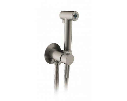 Гигиенический душ AltroBagno Modern 060126 Ni, со смесителем, С ВНУТРЕННЕЙ ЧАСТЬЮ, никель