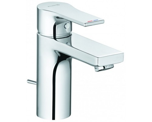 Kludi 48 290 0565 Zenta SL Смеситель для раковины 100 мм, со сливным гарнитуром, 7 л/мин 482900565