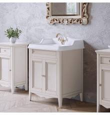 TW Veronica, База с раковиной Simas AR824bi*1 68x54см с 1отв. под смеситель , 2 расп. дверки, доводч. Blum, ручки: Riflesso бронза, напольная, цвет: Vintage. VER2068-V+AR824bi*1 комплект