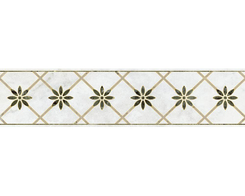 Бордюр Kerama Marazzi Серенада VT\A574\11000R 4 глянцевый, ректифицированный 30x7,2 белый