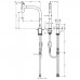 Hansgrohe Metris Select M71 Смеситель для кухни, 2 отв., с вытяжным изливом, цвет: хром. 73819000