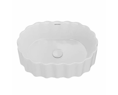 Kerama Marazzi ArtBasin Conchiglia Раковина накладная 50см., без отв., цвет: белый глянцевая. CC.wb.50\WHT Kerama Marazzi ArtBasin Conchiglia Раковина накладная 50см., без отв., цвет: белый глянцевая. CC.wb.50\WHT