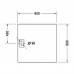 Duravit Stonetto Поддон композитный квадратный 90x90х5см, d9см, цвет: Песочный. 720146480000000,  790168000000000