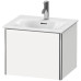 Duravit XSquare База подвесная 51x41.8x39.7см с раковиной, 1 выдвижное отделение, цвет: глянцевый белый. XS422102222,  23445300001