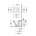 Duravit DuraStyle Унитаз напольный пристенный 37х57см, цвет: белый. 2150090000