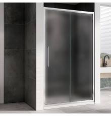 Душевая дверь в нишу Abber Schwarzer Diamant AG30120MH 120 см, профиль хром, стекло матовое