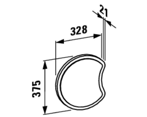 Laufen Florakids Зеркало 32.8x21x37.5см., laquo;туловище гусеницыraquo;, цвет: зеленый. 4.6161.2.003.472.1 Laufen Florakids Зеркало 32.8x21x37.5см., laquo;туловище гусеницыraquo;, цвет: зеленый. 4.6161.2.003.472.1