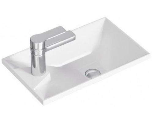 AQ Mal.04.04.D Malaga 420 Раковина мрамор 420х250х120(20) мм, с отв. под смеситель Mal.04.04.D