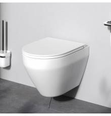 C701700MWSC Унитаз подвесной FlashClean с сиденьем микролифт, матовый