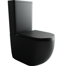 Унитаз-компакт Ceramicanova Metropol CN4001MB черный матовый