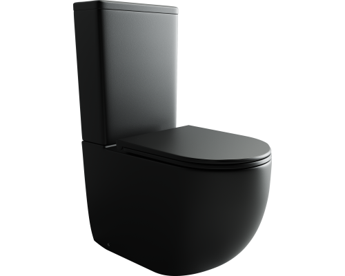 Унитаз-компакт Ceramicanova Metropol CN4001MB черный матовый Унитаз-компакт Ceramicanova Metropol CN4001MB черный матовый