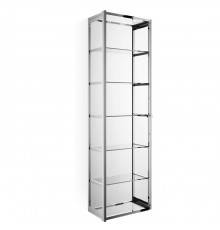 Decor Walther Glas S 4 Шкафчик подвесной 35x19x120см, стекло прозрачное, цвет: хром. 0602500