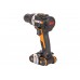 Дрель-шуруповерт ударная аккумуляторная WORX WX352, 60Нм, 20В, бесщеточная, 2Ач x2, ЗУ 2А, кейс