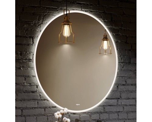 Зеркало круглое Aqwella Moon, 80 с подсветкой, с подогревом