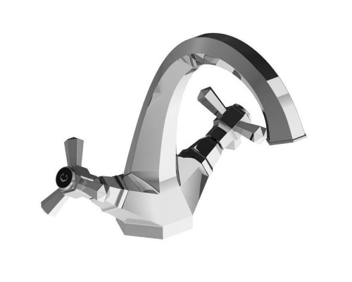 Stella Eccelsa Смеситель для раковины на 1 отверстие 3217M, с донным клапаном, цвет: хром. EC 00006 CR00