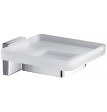 Timo 10022/00 Selene Мыльница натенная 110х125 мм, латунь/стекло, хром 10022/00