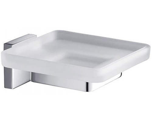 Timo 10022/00 Selene Мыльница натенная 110х125 мм, латунь/стекло, хром 10022/00