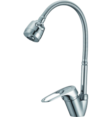 Смеситель для кухни D-lin D150628-T с гибким изливом, хром