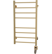 Полотенцесушитель электрический Domoterm Квадро П8 50x80, правый, золото
