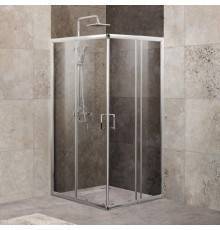 Душевой уголок BelBagno Unique A-2-75/90-C-Cr стекло прозрачное