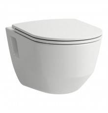 Laufen Pro Комплект подвесной унитаз 53x36x34.5см., сиденье с механизмом мягкого закрывания, безободковый, цвет: белый. 8.6695.4.000.000.1