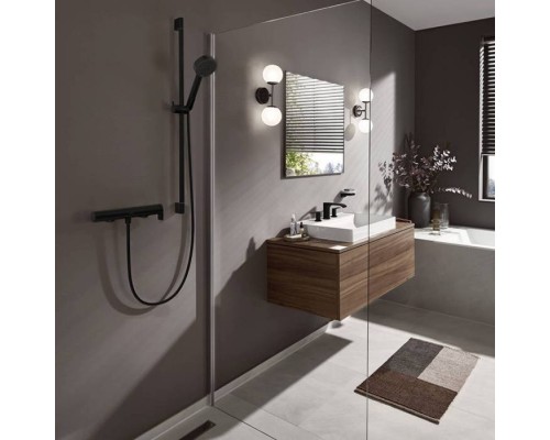 Hansgrohe Vivenis Смеситель для душа, настенный, цвет: черный матовый. 75620670