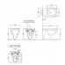 DevonDevon Westminster Унитаз подвесной 35x54см, цвет: белый. IBWCSWES