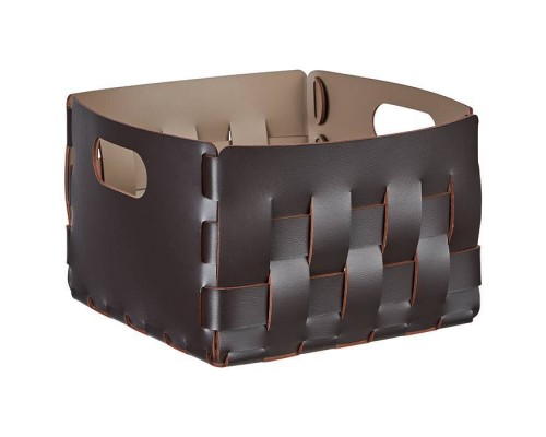ADJ Корзинка Bottega, 25x25xH20 см., цвет: шоколад/капучино. 1044.06/04