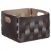 ADJ Корзинка Bottega, 25x25xH20 см., цвет: шоколад/капучино. 1044.06/04