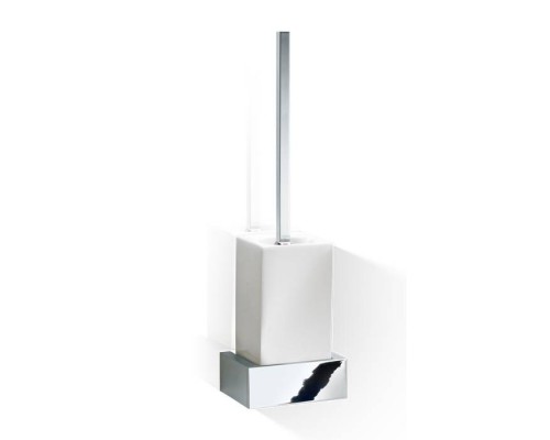 Decor Walther Brick WBG Туалетный ершик, подвесной, фарфор белый, цвет: хром. 0591500