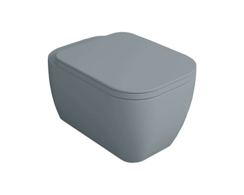 Simas Henges Унитаз подвесной 38х55см.,безободковый, цвет: Cementto matt. HE18 cemento matt Simas Henges Унитаз подвесной 38х55см.,безободковый, цвет: Cementto matt. HE18 cemento matt