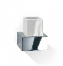 Decor Walther Brick WMG Стакан подвесной, фарфор белый, цвет: хром. 0591900