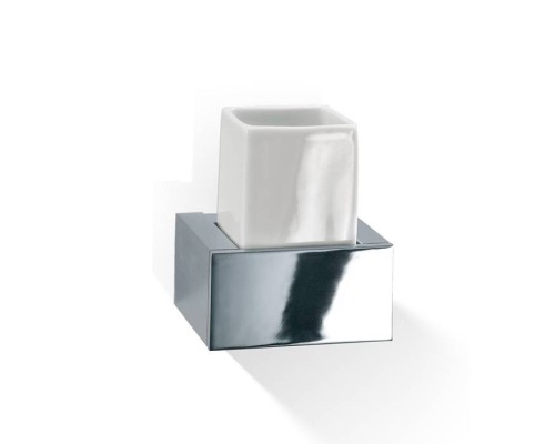 Decor Walther Brick WMG Стакан подвесной, фарфор белый, цвет: хром. 0591900