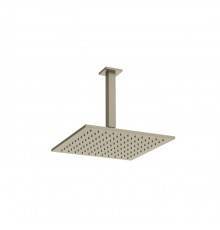 Gessi Emporio shower Верхний душ 30х30см., потолочный, поворотная с шарниром, с защитой от известкового налёта, цвет: Finox Brushed Nickel. 47366#149