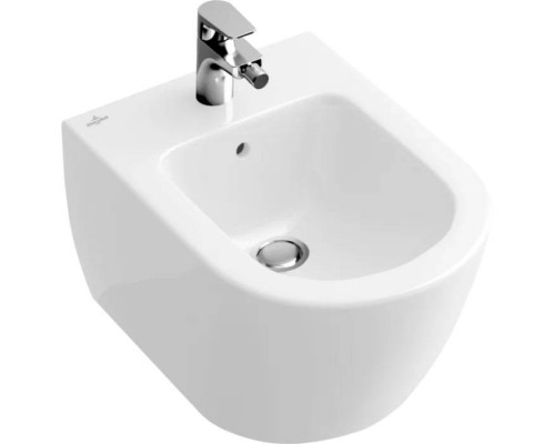 VilleroyBoch Subway 2.0 Биде подвесное 37.5х56.5х28см., 1 отв., цвет: альпийский белый. 54000001