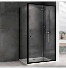 Душевой уголок Abber Schwarzer Diamant AG30130B5-S70B5 130х70, профиль черный, стекло прозрачное