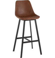 Барный стул Stool Group Texas экокожа коричневая