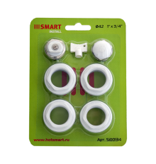 Комплект подключения радиатора Smart Install 1 х3/4  (без кронштейнов). Si00134