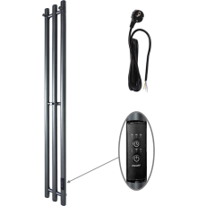 Полотенцесушитель электрический Маргроид Inaro3v Inaro3v-12012-1049-7024R 120х12, графитовый серый