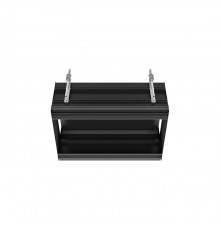 Gessi Binario Профиль линейный 670 мм, без подготовки под модули, цвет: Black XL. 61015#299