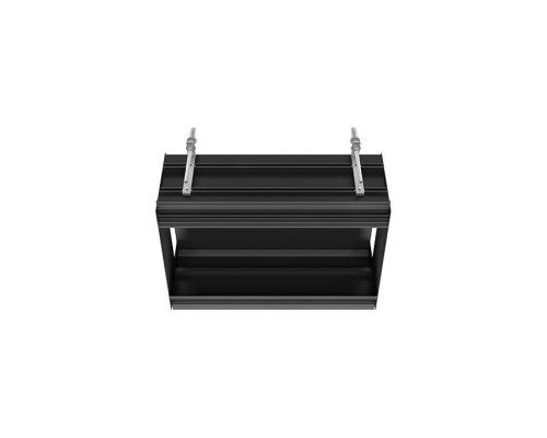Gessi Binario Профиль линейный 670 мм, без подготовки под модули, цвет: Black XL. 61015#299