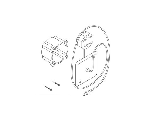 Duravit Комплект предварительного монтажа для писсуара, подключение к сети 100-230В, вкл. розетку с крышкой. 0050040000