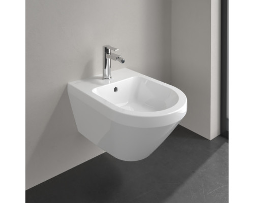 VilleroyBoch Architectura Биде подвесное 37х53х27см., с 1 отв., цвет: альпийский белый. 74870001