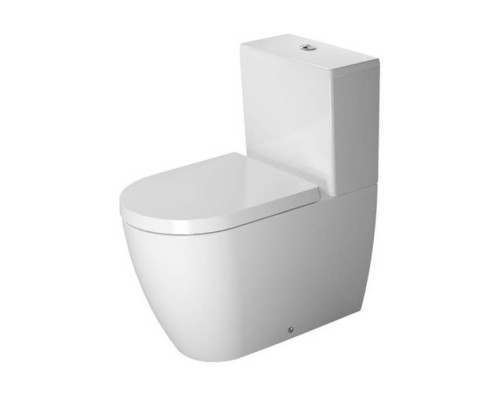 Duravit Me by Starck Унитаз  моноблок   37х65 см, слив универсальный,  с креплениями, цвет белый/хром. 0938100005,  2170092000