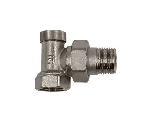 Запорный клапан Primoclima Armature угловой 1/2 никелированный PC1212RA