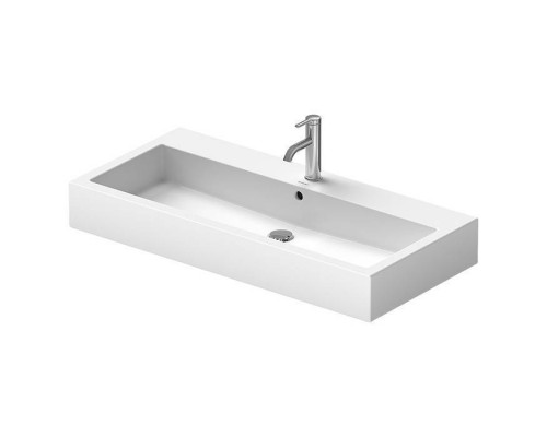 Duravit Vero Раковина подвесная 100x47см., с 1 отв., с переливом, цвет: белый. 0454100000