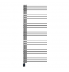 Полотенцесушитель электрический Primoclima BRUSH 1500600, 21 трубка 700W, хром PC BRUSH 700 B