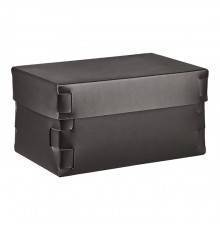 Colombo Adj Коробка Snob 25x15хH13.5см., настольная, цвет: шоколад/капучино. BADJ2515-0604